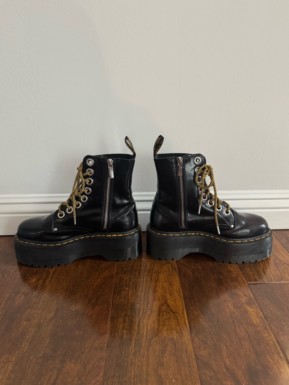 Dr Martens Jason Max Platform Boots - Black Size 7 - Picture 5 of 9